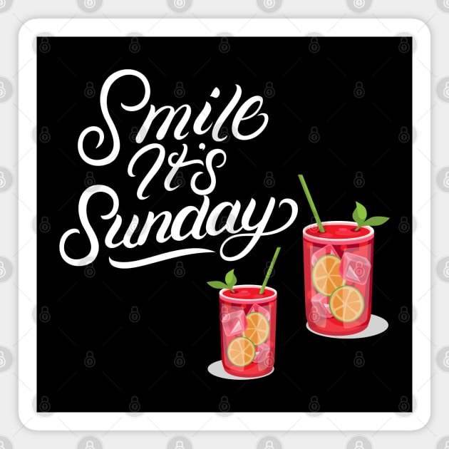 Smile It's Sunday Magnet by Novelty Depot